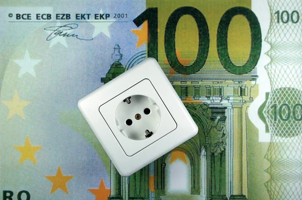 Electrical money — Stock Photo, Image