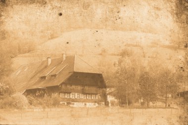 Old Farmhouse clipart