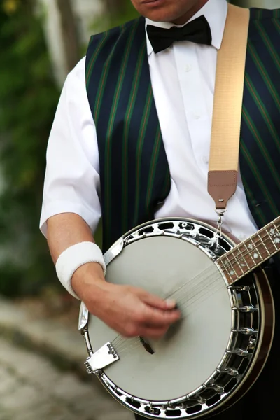 Banjo oyuncu — Stok fotoğraf