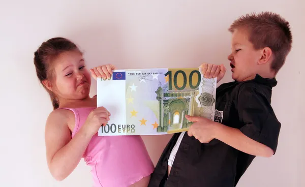 Geld kind — Stockfoto