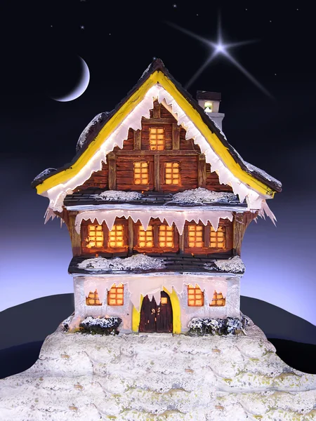 Vánoční dům — Stock fotografie