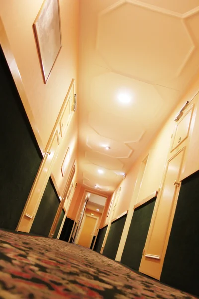 Ξενοδοχείο διάδρομο — Φωτογραφία Αρχείου