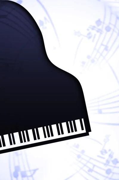 O piano — Fotografia de Stock