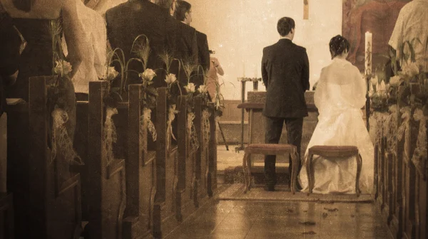 旧的婚礼 — 图库照片