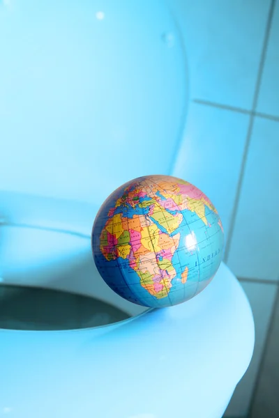 The World at the abyss — Stock Photo, Image