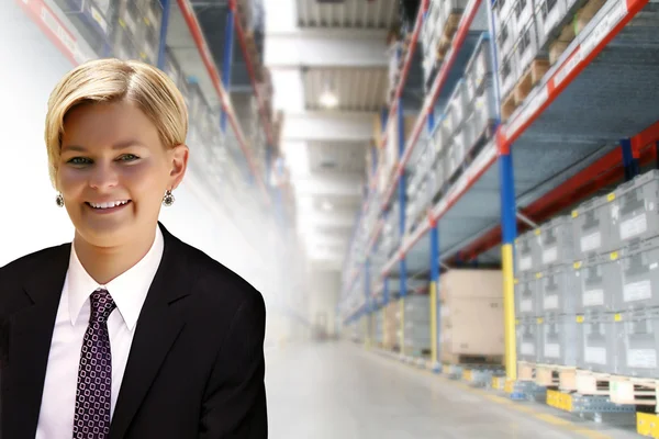 Young female manager — Stock Photo, Image