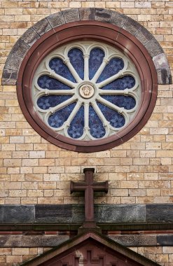 Round church window clipart