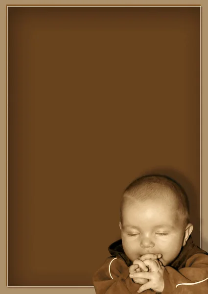 Il bambino sta pregando il Signore — Foto Stock