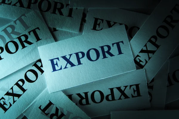 Exportación — Foto de Stock
