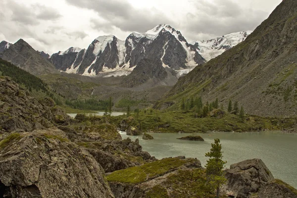 Stock image The top Shavlinsky lakes