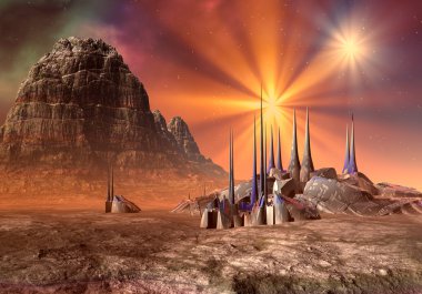 Talos Colony - Alien Planet Part 2 clipart