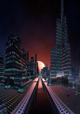 fütüristik cityscape 04