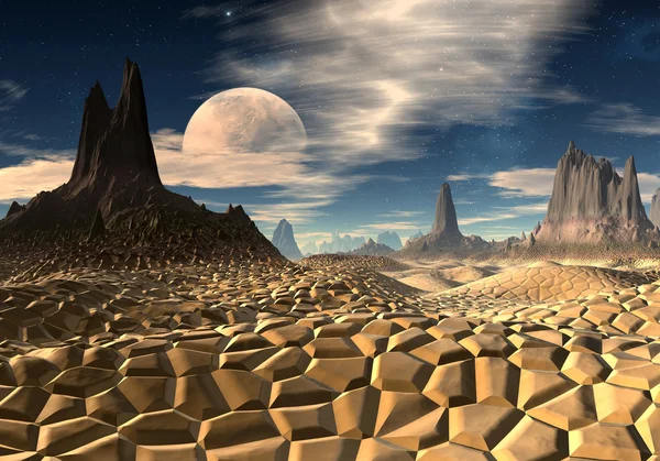 アンタラ通信 - エイリアンの惑星-05 — ストック写真