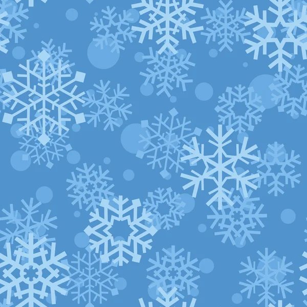 Patrón de copos de nieve Ilustración De Stock