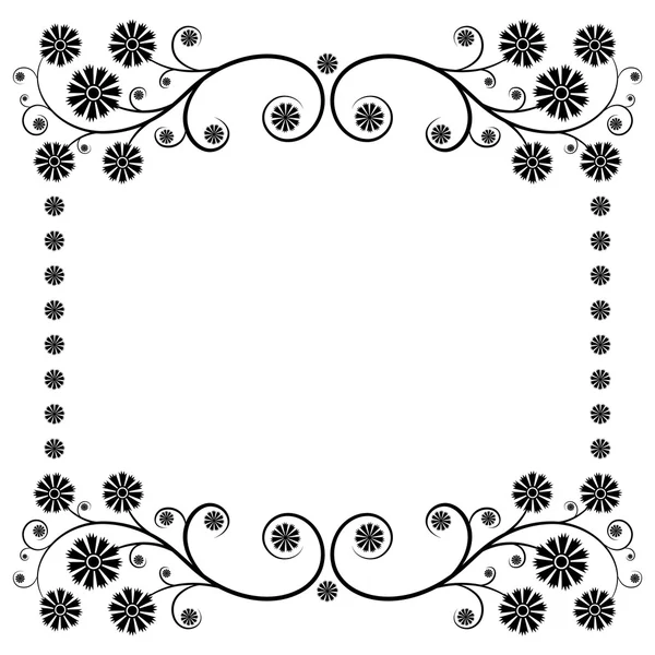 Floral pagina decoratie — Stockvector