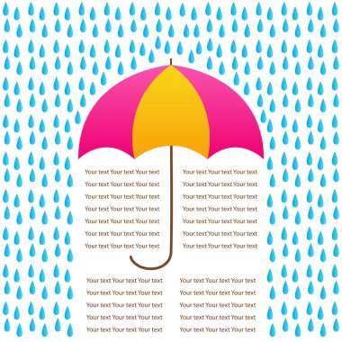 Umbrella design clipart