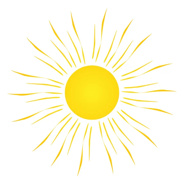 Vecteur soleil — Image vectorielle