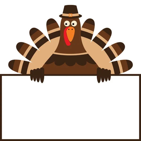 Thanksgiving kalkon — Stock vektor