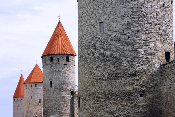 Torres antigas de Tallinn — Fotografia de Stock