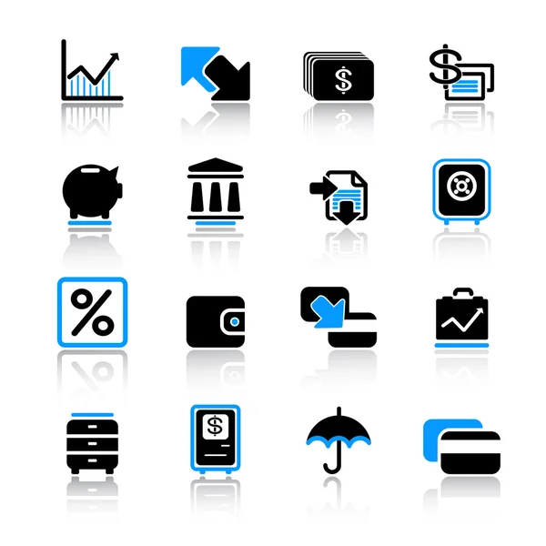 Banking icons — Stock Vector