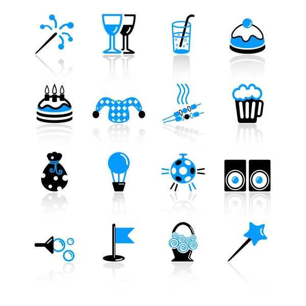 Party icons — Stock Vector