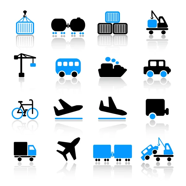 Ikony transportowe — Wektor stockowy