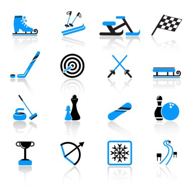 Sport icons clipart