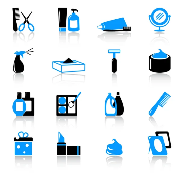 Cosmetic and hygiene icons — Stock Vector