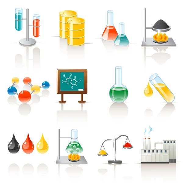 stock vector Chemical objects