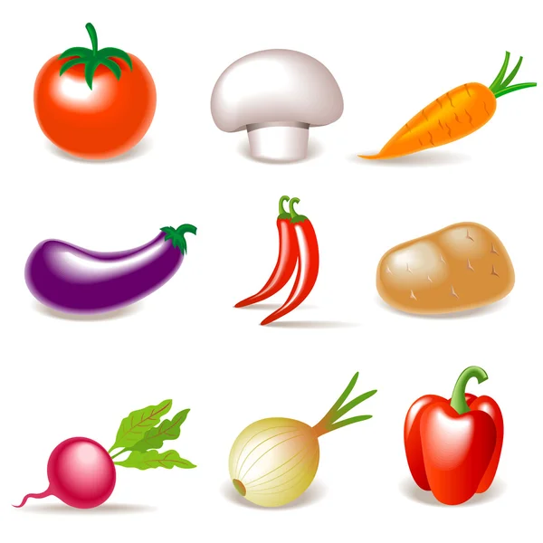 蔬菜 — 图库矢量图片