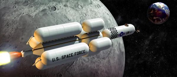 宇宙船月エクスプ ローラー — ストック写真