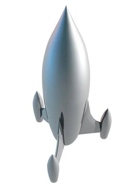 Rakete Raumschiff-Jahrgang — Stockfoto