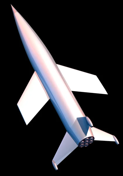 Raket rymdskepp vintage — Stockfoto