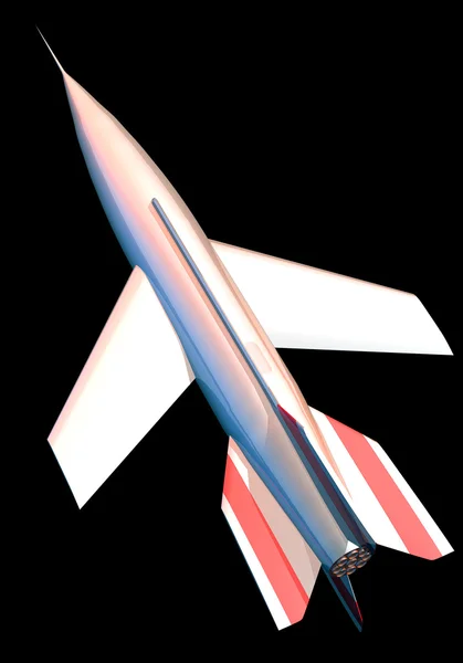 Rocket spaceship vintage — Stock Photo, Image