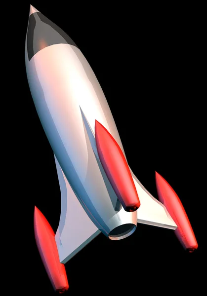 Vintage διαστημόπλοιο πυραύλων — Φωτογραφία Αρχείου