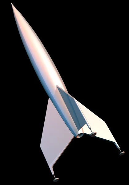 Cohete nave espacial vintage — Foto de Stock