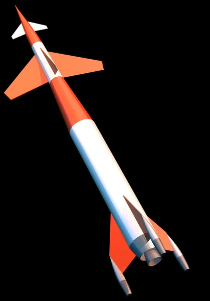 Raket rymdskepp vintage — Stockfoto