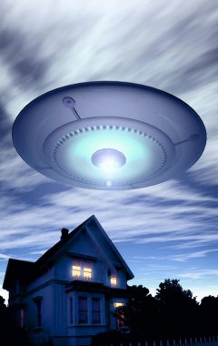 Ufo alien clipart