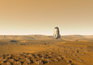 Mars surface background clipart
