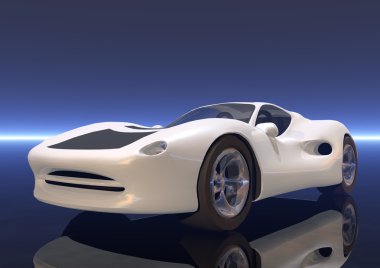 Concept car prototype clipart