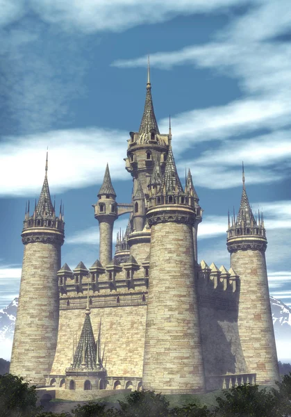 幻想城堡 — 图库照片