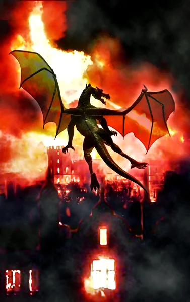 Огонь Драгона — стоковое фото