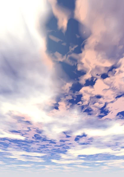 天空云彩背景 — 图库照片