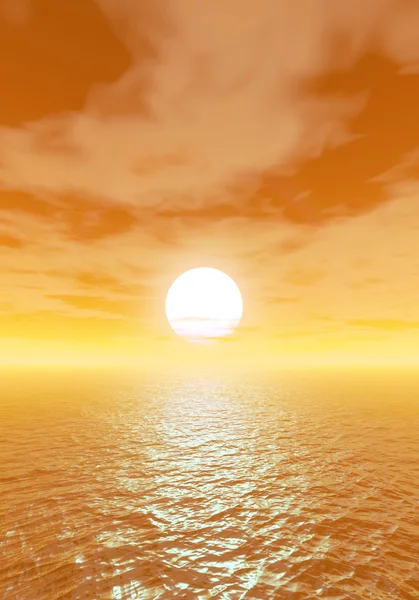 Θάλασσα ηλιοβασίλεμα φόντο — Φωτογραφία Αρχείου