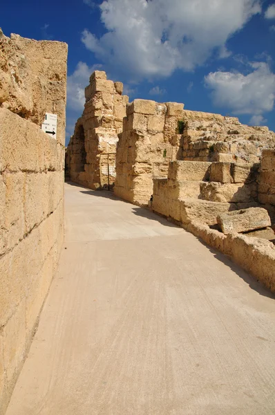 Caesarea amfi tiyatro. — Stok fotoğraf