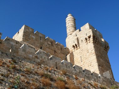 Citadel of king David. clipart