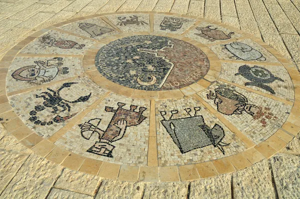 Астрологическое колесо . — стоковое фото