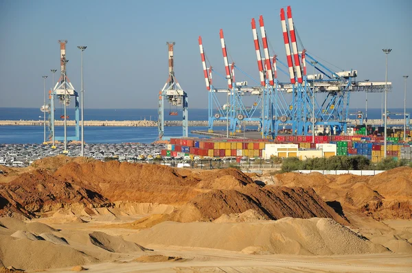 Ashdod seaport. — Stock Photo, Image