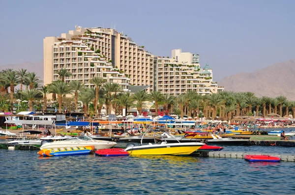Eilat praia . Imagens De Bancos De Imagens