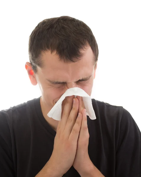 stock image Man with a flu
